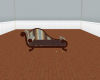 Blue & Brown Chaise