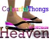 HEAVEN- Colourful Thongs