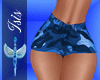 :Is:Blue Camo Shorts RLL
