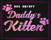 Daddy's Kitten sit box