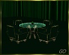 Green Table & Chairs Set