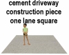 Cement Driveway Square