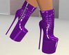 PVC Boots purple