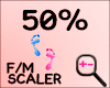 SMALL FEET SCALER 50%