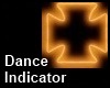 Dance indicator orange