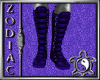 Gothic Strap Purple Boot