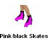 Pink/bl Roller Skates-F
