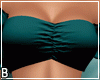 Teal Tube Top Sleeves