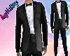 Tuxedo with Purple Rose