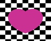 Checkered Heart Heels