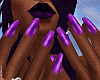 CL NAILS * Purple  nails