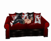 sofa red V