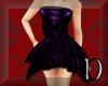 Burlesque purple dress