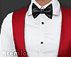 Red Tuxedo Vest