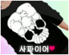 ƒ ; Cat skull. 