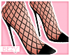 B | Fishnet Heels