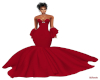 Exotic Red Gown #1