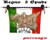 Stemma REGNO 5 SPADE