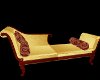 Gold&Red Chaise Lounge