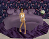 Purple Romantic Bed