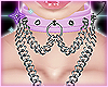 Chained Collar Lilac