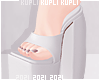 $K Curved Block Heel
