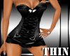 Black Corset PVCFit Thin