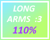 long arms | 110 scaler