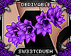 S|Purple Flower L Wrist