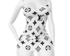 LV WHITE DRESS
