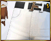 ✗ White pants H.