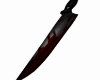 bloody hand knife