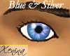 X Blue & Silver Eyes