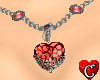 Heart red 2 Necklace