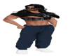 Navy joggie pants
