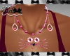 Pink Kitty Cat Necklace