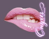 O|Pink Sensual Lips