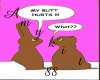 Funny Easter bunny's