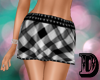 D Plaid Mini Skirt