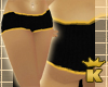 {K} Black Gold Shorts