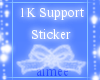 A- 1K Support Sticker