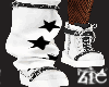 Goth Boots Warmer White