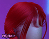 aubrey + bangs red