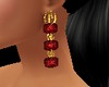 *k* Vamp Ruby Earrings