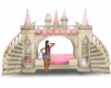Pink.&.Tan.Castle.Bed
