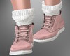 PINK ON WHITE BOOT+SOCK