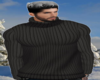 gray turtleneck sweater