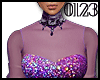*0123* Purple Mini Dress