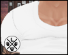 White Rolled T-shirt