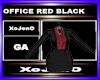 OFFICE RED BLACK
